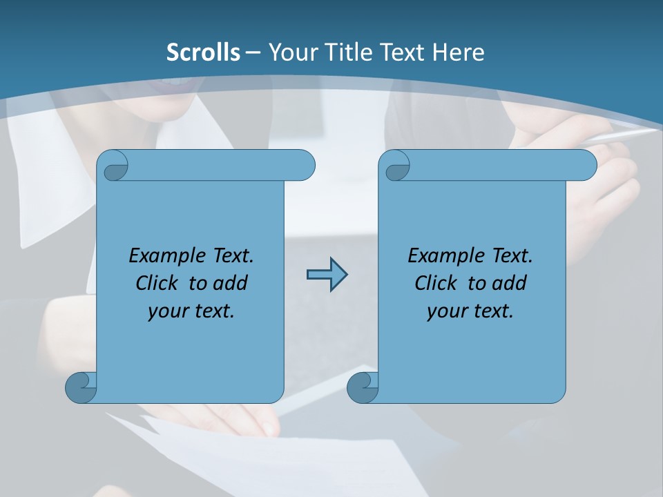 Employee People Write PowerPoint Template