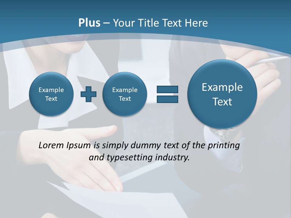 Employee People Write PowerPoint Template