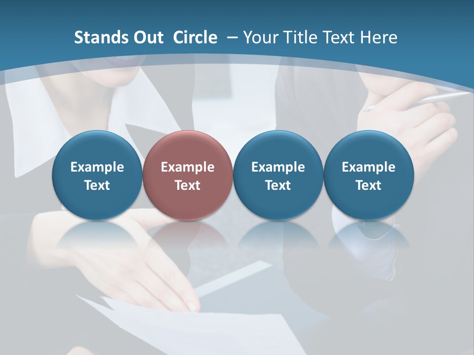 Employee People Write PowerPoint Template