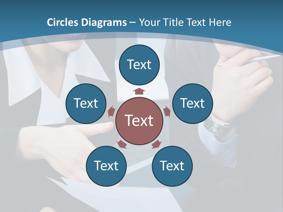 Employee People Write PowerPoint Template