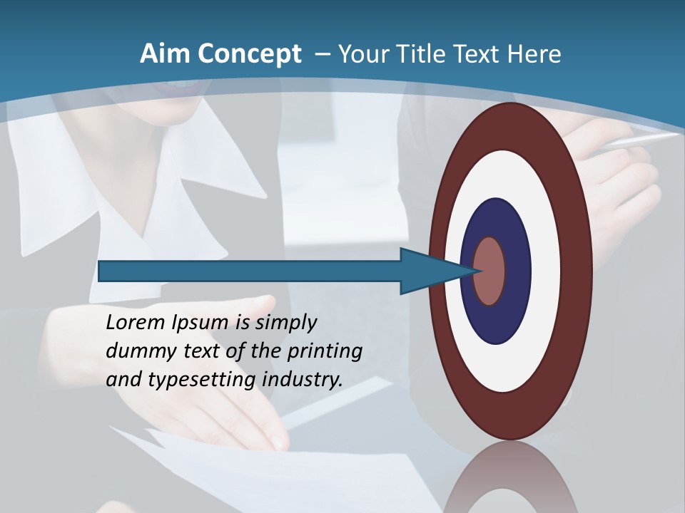 Employee People Write PowerPoint Template