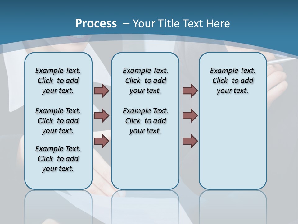 Employee People Write PowerPoint Template