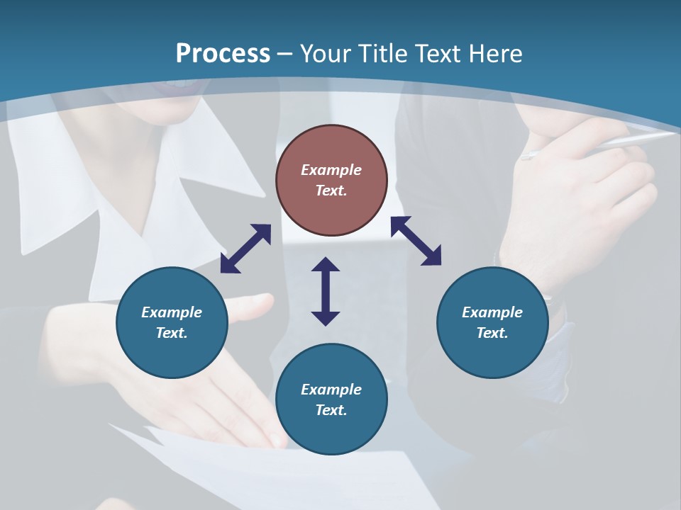 Employee People Write PowerPoint Template