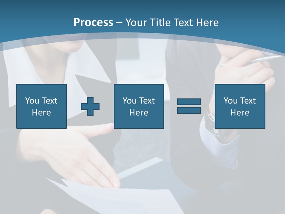 Employee People Write PowerPoint Template