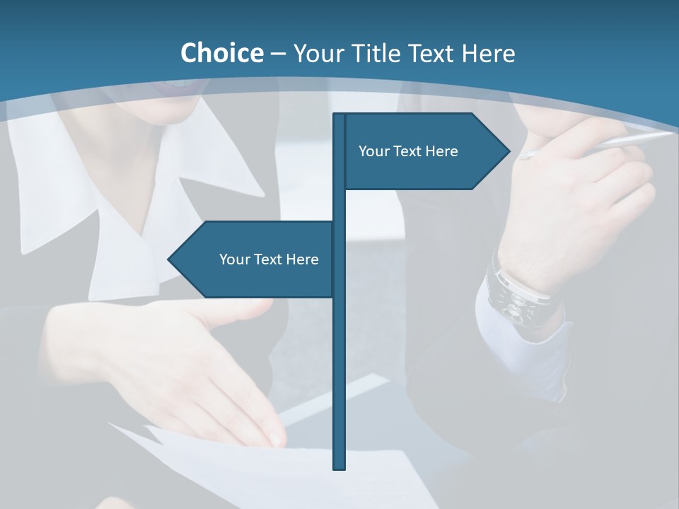Employee People Write PowerPoint Template