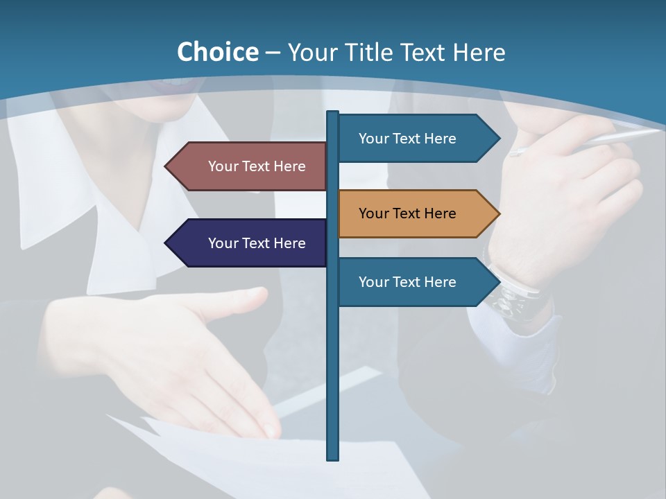 Employee People Write PowerPoint Template
