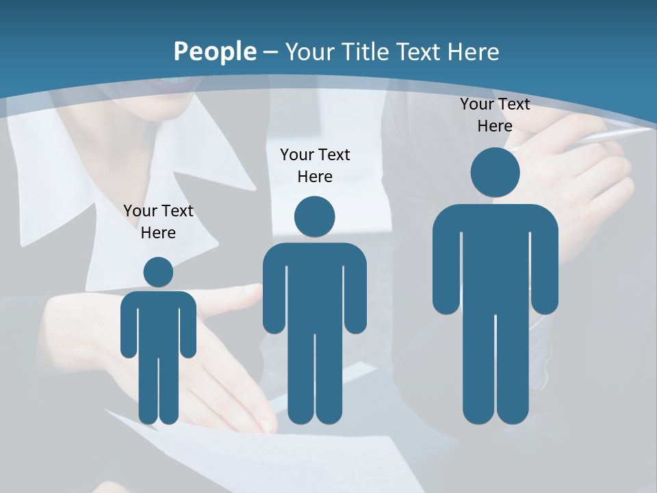 Employee People Write PowerPoint Template