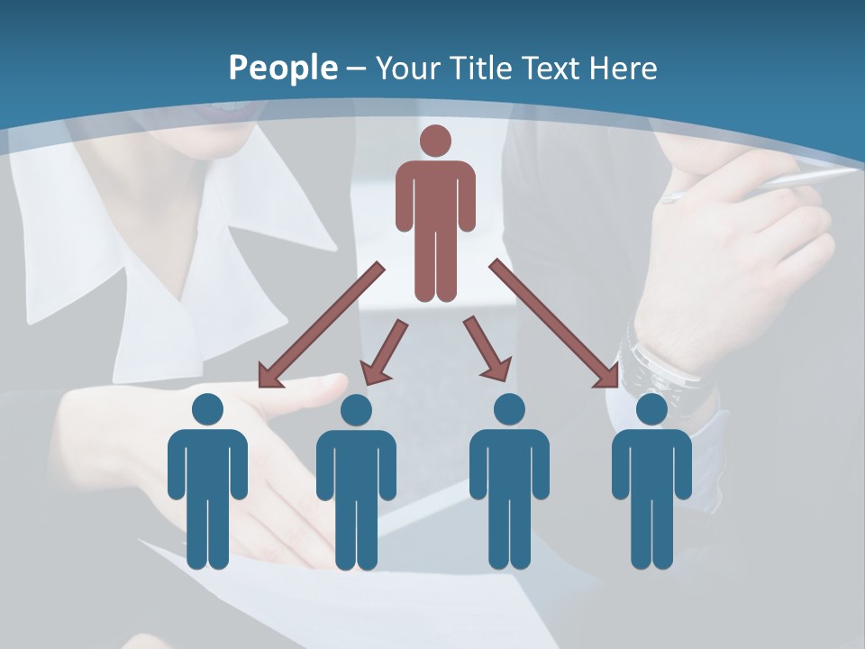 Employee People Write PowerPoint Template