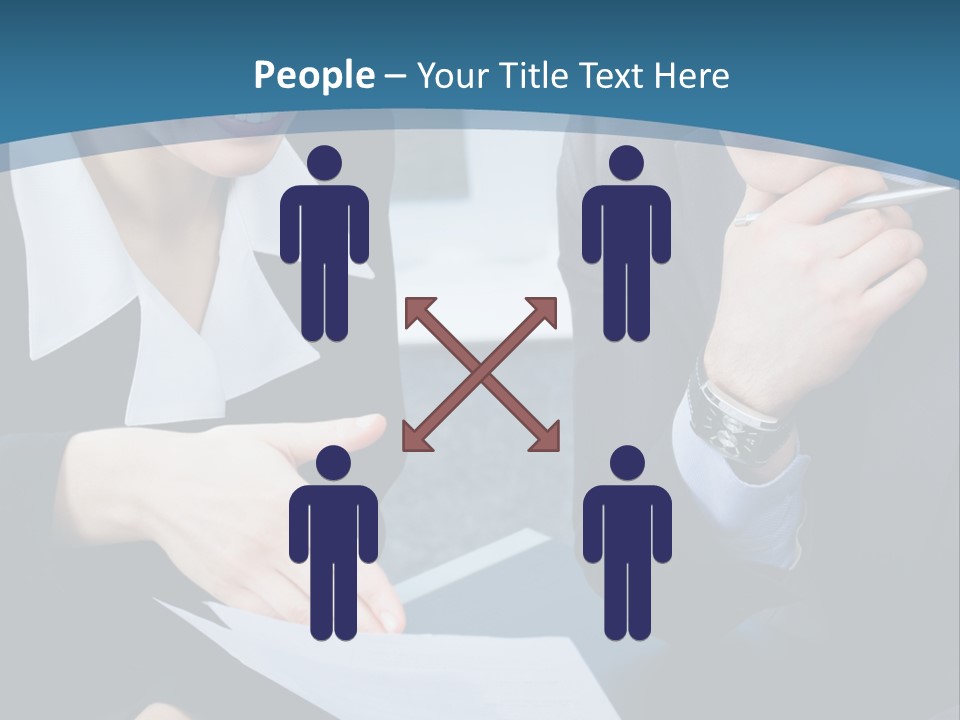 Employee People Write PowerPoint Template
