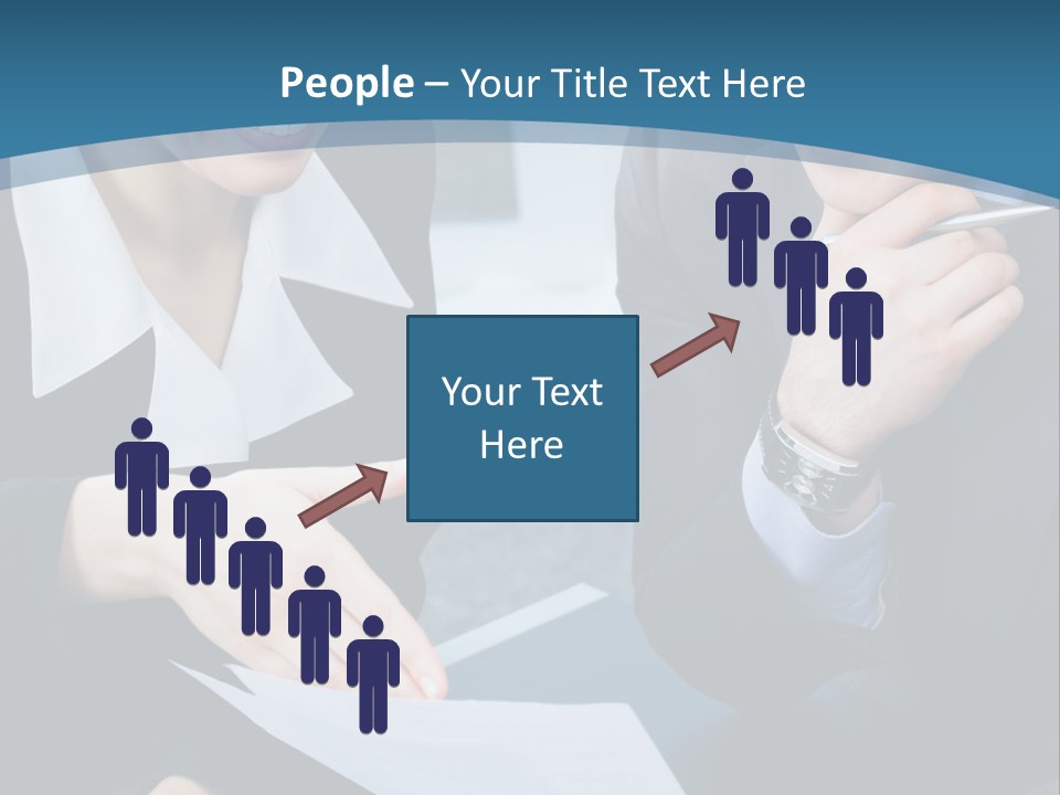 Employee People Write PowerPoint Template