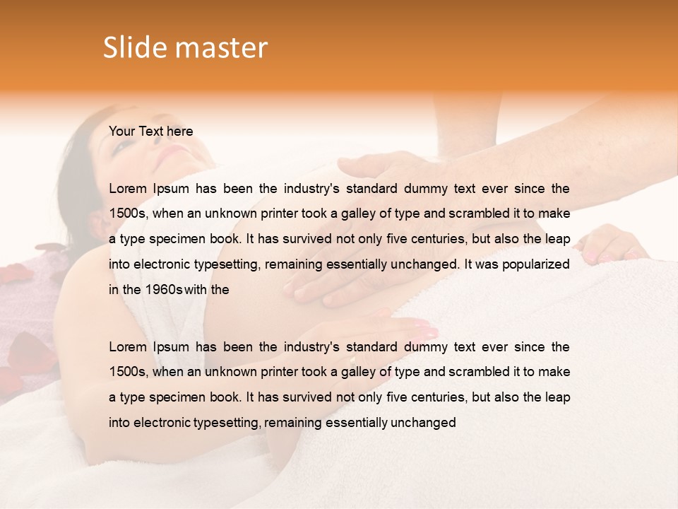 Treatment Salon Healthy PowerPoint Template