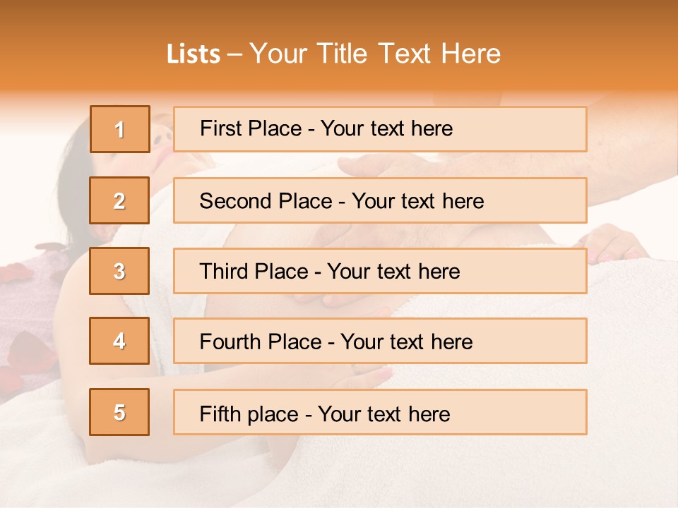 Treatment Salon Healthy PowerPoint Template