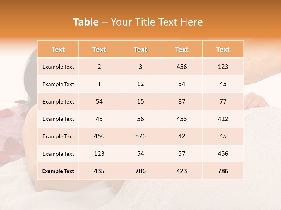 Treatment Salon Healthy PowerPoint Template