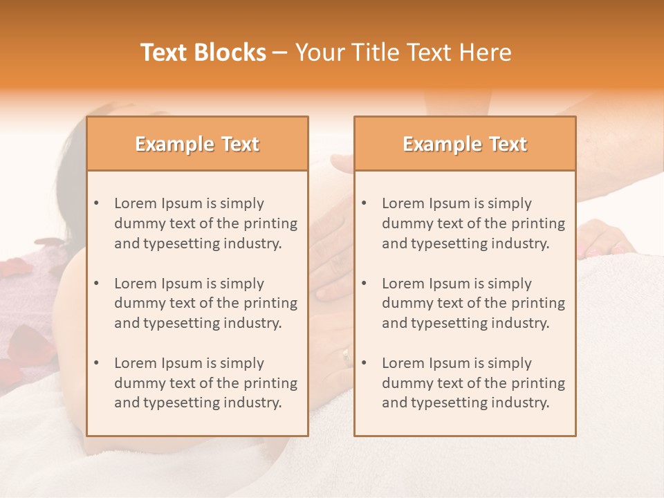 Treatment Salon Healthy PowerPoint Template