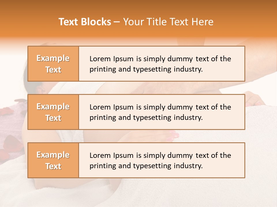 Treatment Salon Healthy PowerPoint Template