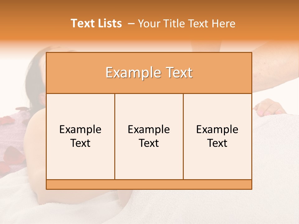 Treatment Salon Healthy PowerPoint Template