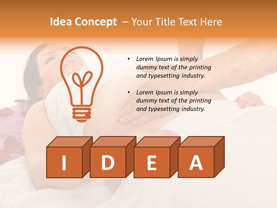 Treatment Salon Healthy PowerPoint Template