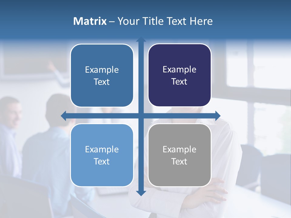 Education Portrait Business PowerPoint Template
