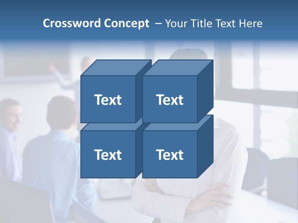 Education Portrait Business PowerPoint Template