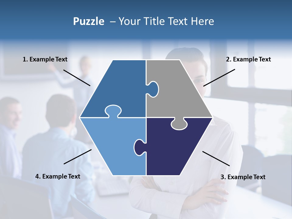 Education Portrait Business PowerPoint Template