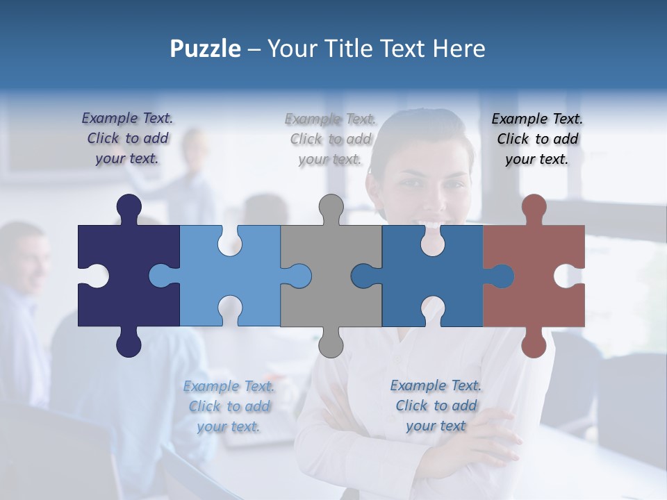 Education Portrait Business PowerPoint Template