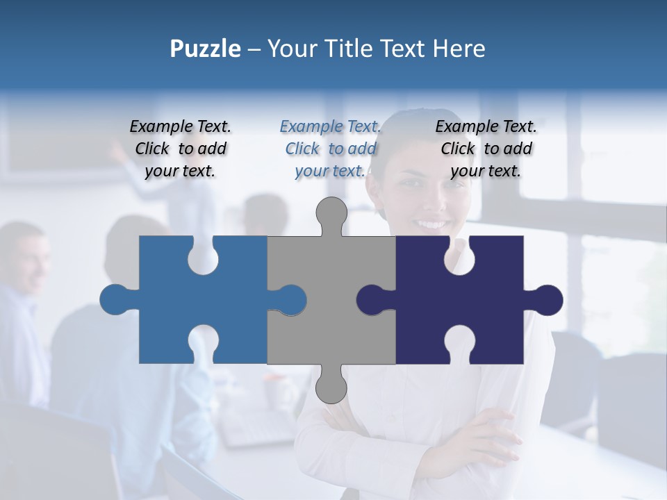 Education Portrait Business PowerPoint Template