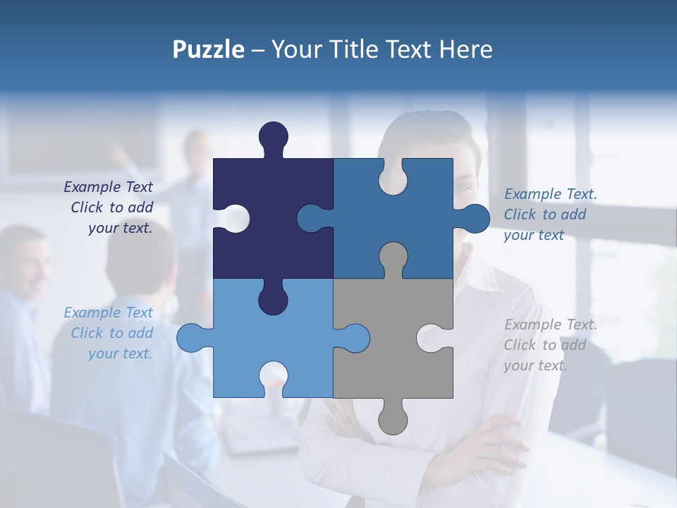 Education Portrait Business PowerPoint Template