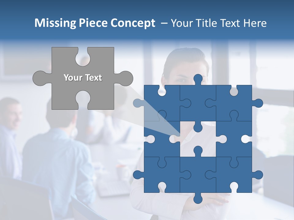 Education Portrait Business PowerPoint Template