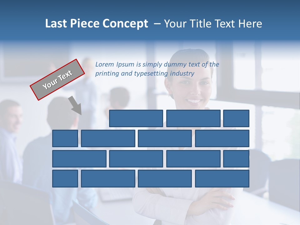 Education Portrait Business PowerPoint Template