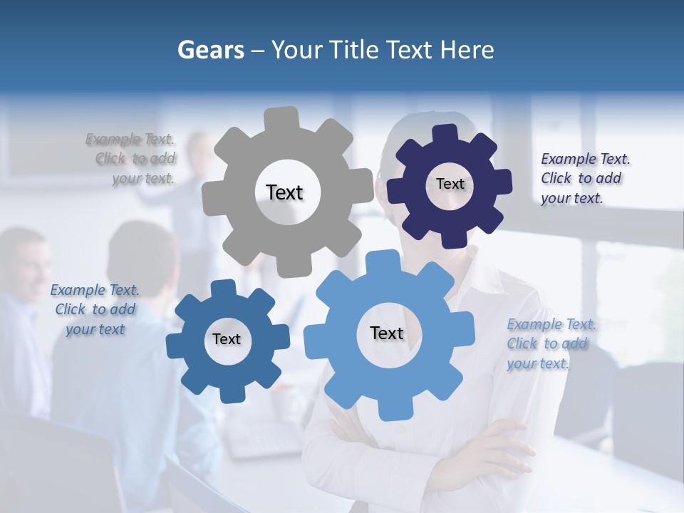 Education Portrait Business PowerPoint Template