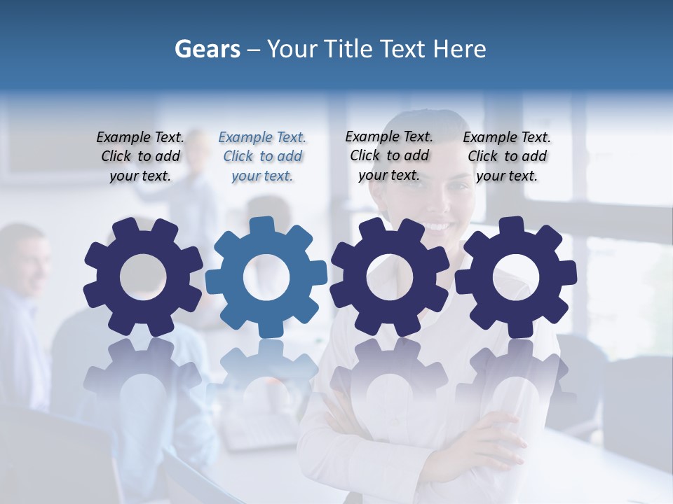 Education Portrait Business PowerPoint Template