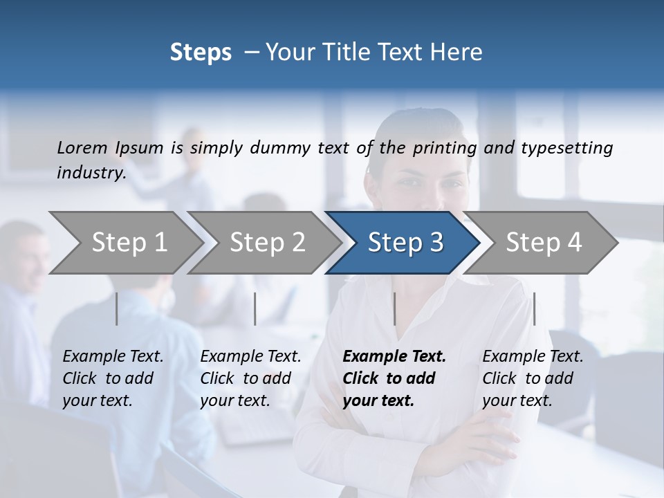 Education Portrait Business PowerPoint Template