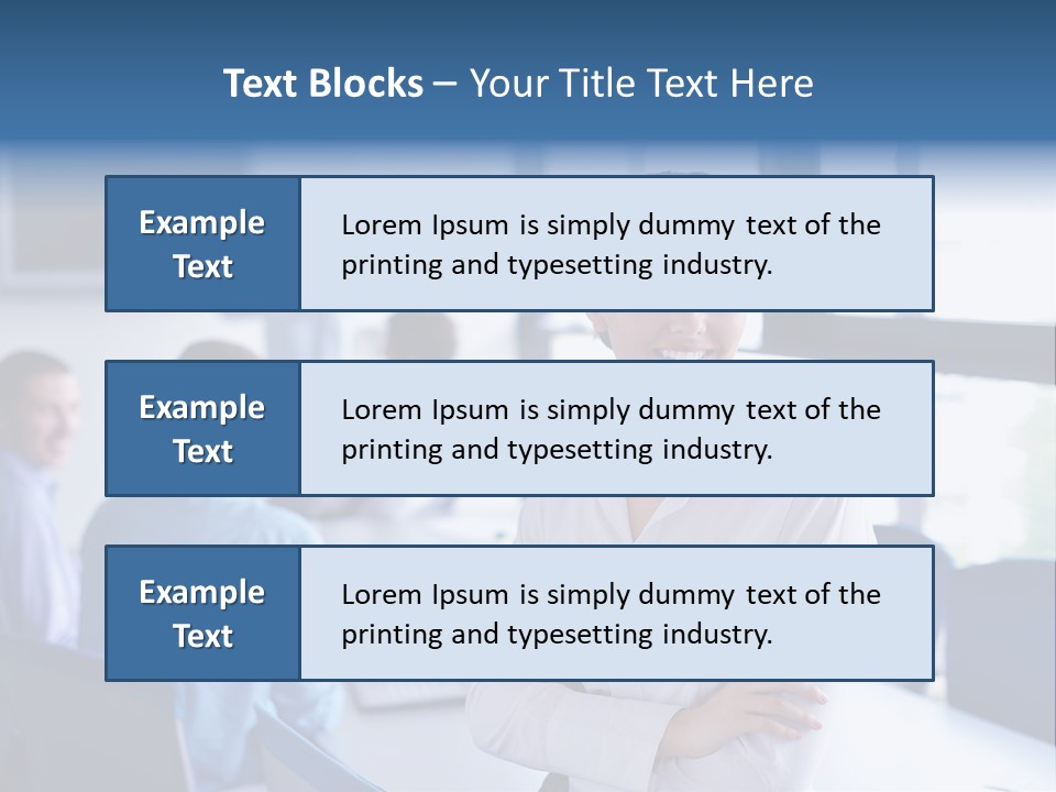 Education Portrait Business PowerPoint Template