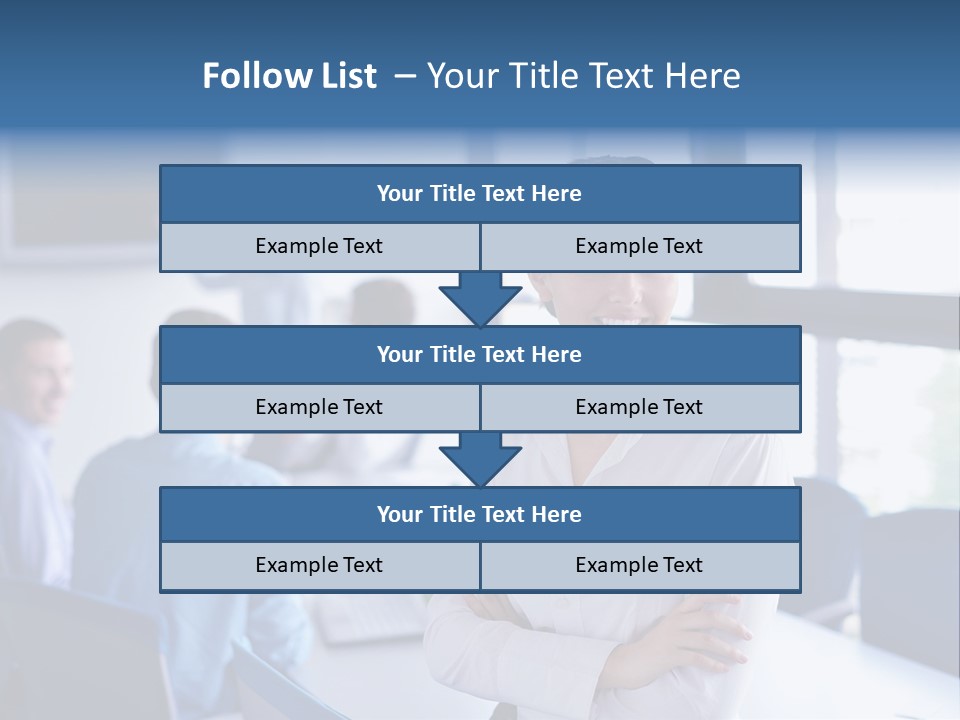 Education Portrait Business PowerPoint Template