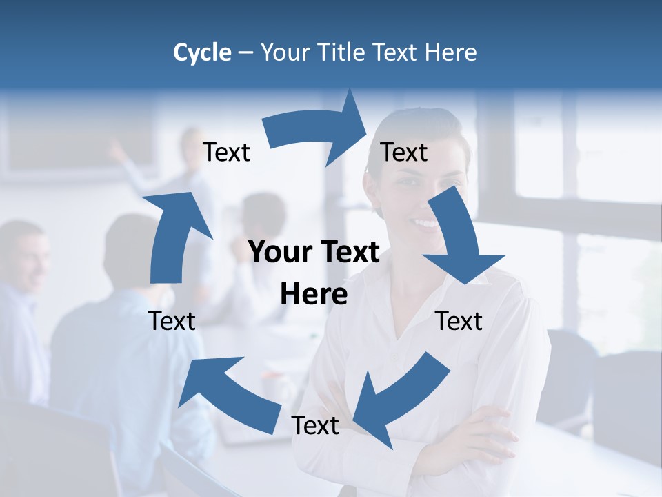 Education Portrait Business PowerPoint Template