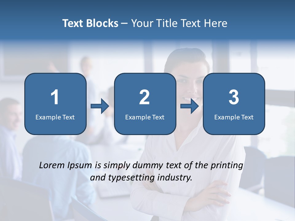 Education Portrait Business PowerPoint Template