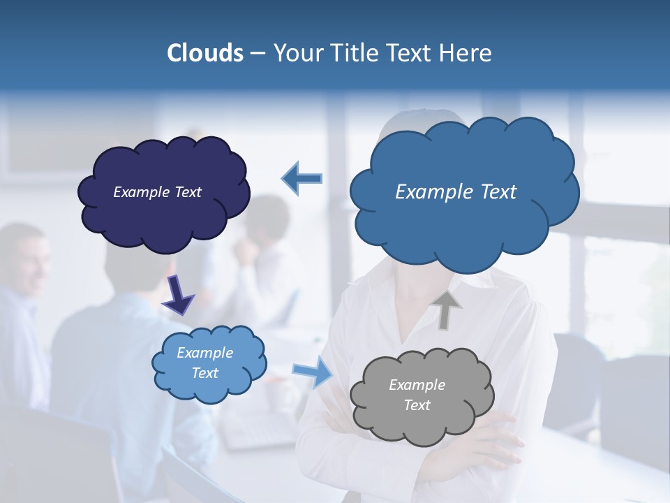 Education Portrait Business PowerPoint Template