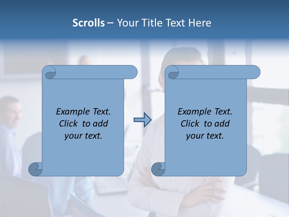 Education Portrait Business PowerPoint Template