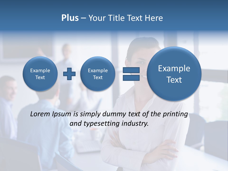 Education Portrait Business PowerPoint Template
