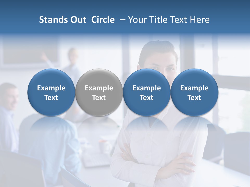 Education Portrait Business PowerPoint Template