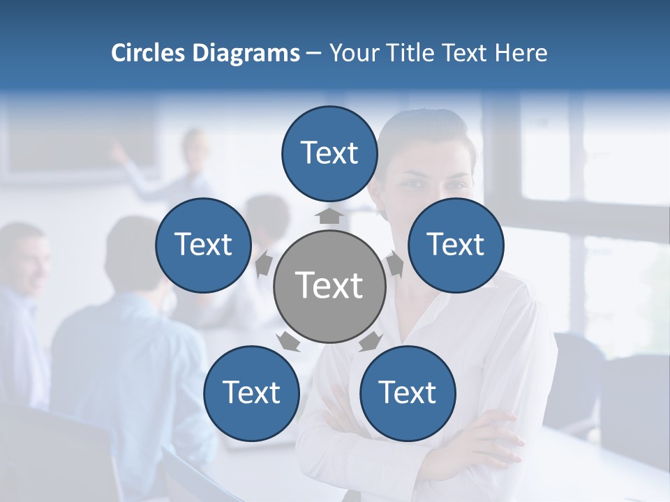 Education Portrait Business PowerPoint Template