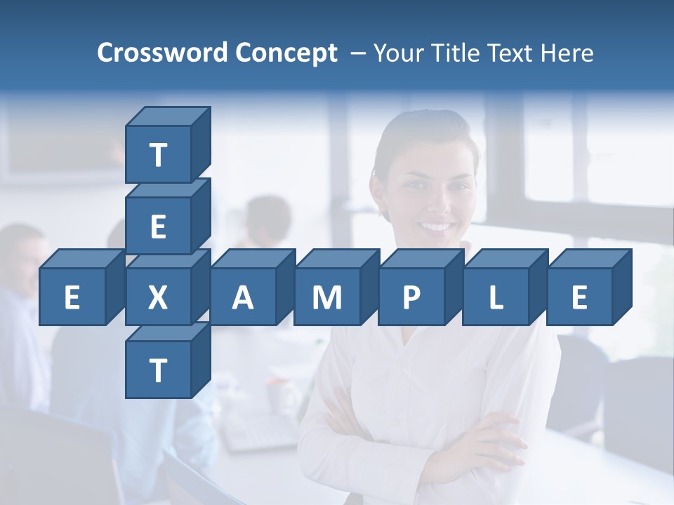 Education Portrait Business PowerPoint Template