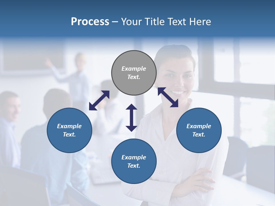 Education Portrait Business PowerPoint Template