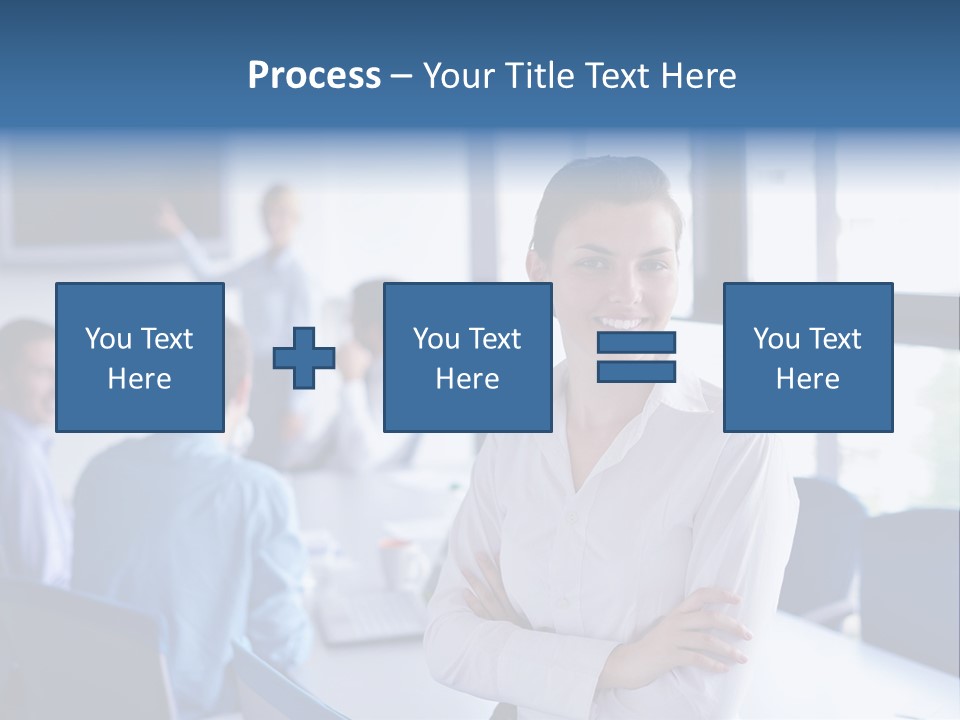 Education Portrait Business PowerPoint Template