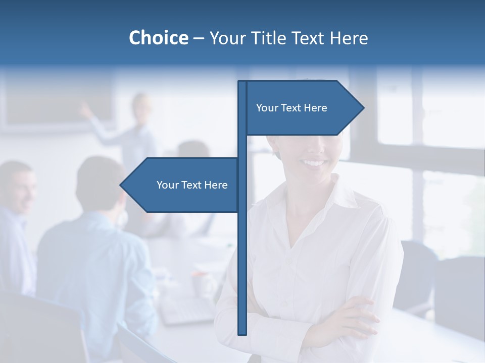 Education Portrait Business PowerPoint Template