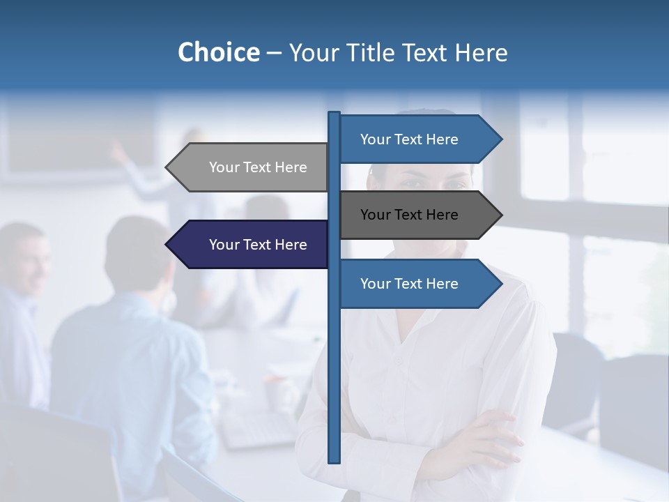 Education Portrait Business PowerPoint Template