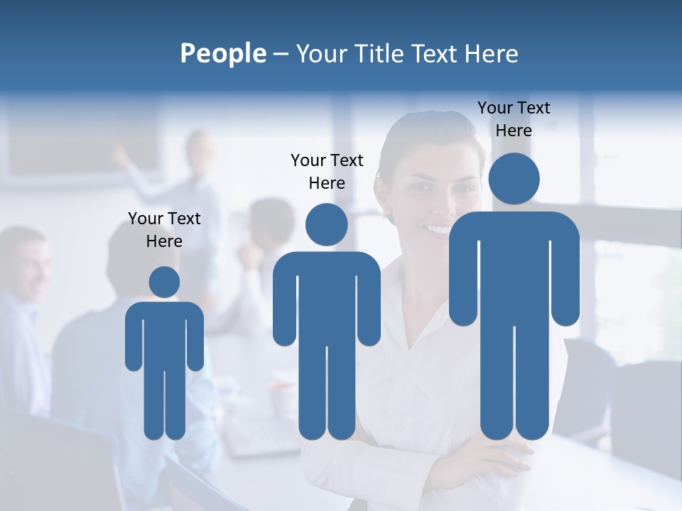 Education Portrait Business PowerPoint Template