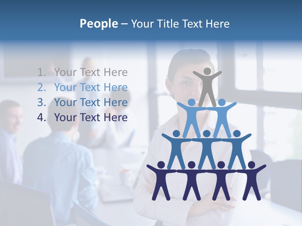 Education Portrait Business PowerPoint Template