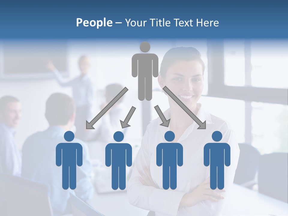 Education Portrait Business PowerPoint Template