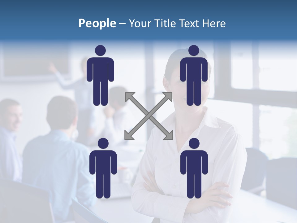 Education Portrait Business PowerPoint Template